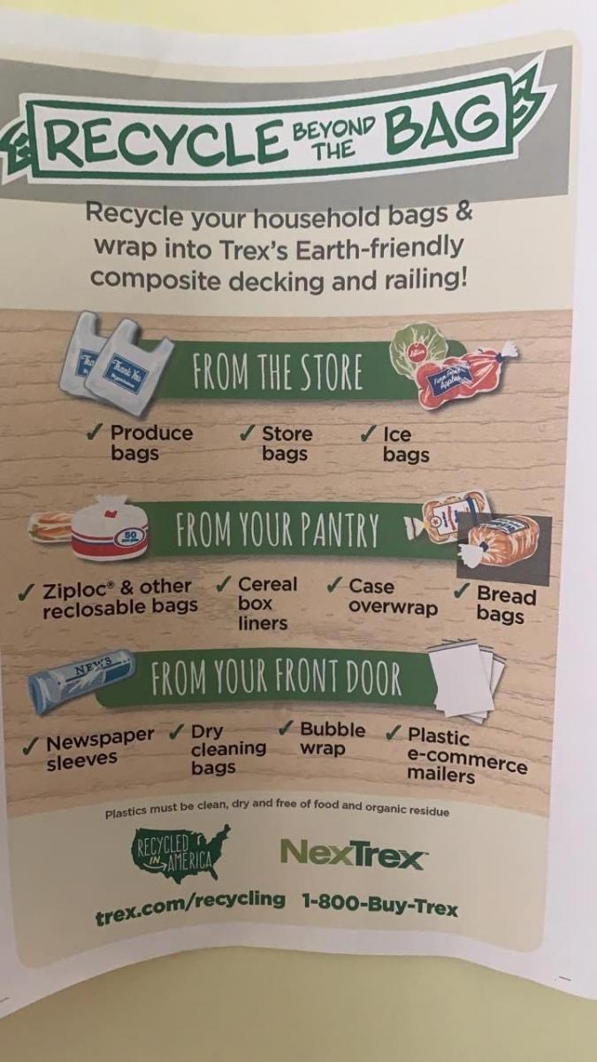 Bag Recycling Program Flyer 